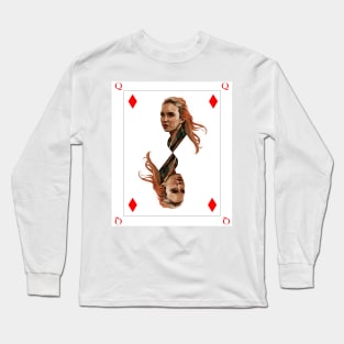 QUEEN OF DIAMONDS Long Sleeve T-Shirt